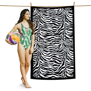Does Not Apply 1 Pk Animal Print 500 Gsm Beach Towel, Lightweight Fast Drying Large Towel & Abs Does Not Apply 1 Pk Animal Print 500 Gsm Beach Towel, Lightweight Fast Drying Large Towel & Abs