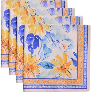 Maison D' Hermine Cloth Napkins Set Of 4 100% Cotton Everyday Reusable Square N Maison D' Hermine Cloth Napkins Set Of 4 100% Cotton Everyday Reusable Square N