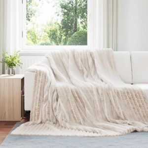 Vidaxl Throw Blankets 6 Pcs Beige 270 X 240 Cm Fleece Vidaxl Throw Blankets 6 Pcs Beige 270 X 240 Cm Fleece