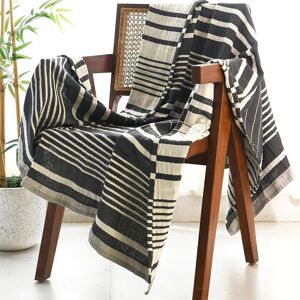 Folkulture Throw Blanket For Couch 152x128 Cms, 100% Recycled Cotton Couch Blan Folkulture Throw Blanket For Couch 152x128 Cms, 100% Recycled Cotton Couch Blan