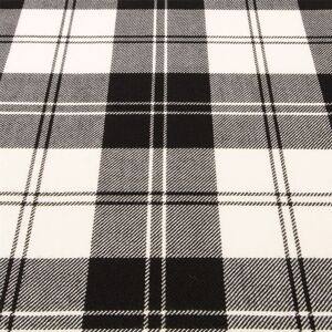 I Luv Ltd 10oz Light Weight Fabric Material Erskine Black White Tartan 1 Metre I Luv Ltd 10oz Light Weight Fabric Material Erskine Black White Tartan 1 Metre