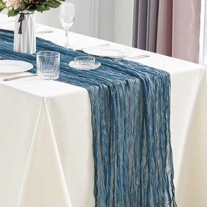 Does Not Apply 10pcs Cheesecloth Table Runner Boho Gauze Table Runner 40x270cm Romantic Table R Does Not Apply 10pcs Cheesecloth Table Runner Boho Gauze Table Runner 40x270cm Romantic Table R