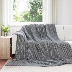 Vidaxl Throw Blankets 6 Pcs Dark Grey 270 X 240 Cm Fleece Vidaxl Throw Blankets 6 Pcs Dark Grey 270 X 240 Cm Fleece