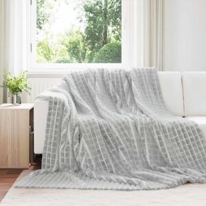 Vidaxl Throw Blankets 6 Pcs Grey 270 X 240 Cm Fleece Vidaxl Throw Blankets 6 Pcs Grey 270 X 240 Cm Fleece