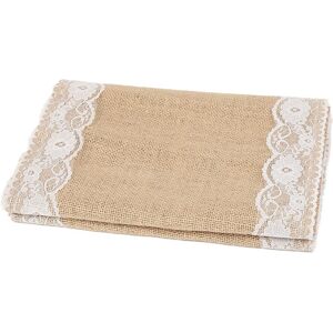Sodial 2x(4pcs Lace Table Runner Retro Lace Burlap Table Runners For Country8447 Sodial 2x(4pcs Lace Table Runner Retro Lace Burlap Table Runners For Country8447