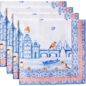 Maison D' Hermine Cloth Napkins Set Of 4 100% Cotton Everyday Reusable Square N Maison D' Hermine Cloth Napkins Set Of 4 100% Cotton Everyday Reusable Square N