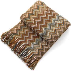 Vanjoroy Sofa Large Brown Throw Blanket-130x230cm, Bohemian Warm Soft Cozy Skin-Friendly Vanjoroy Sofa Large Brown Throw Blanket-130x230cm, Bohemian Warm Soft Cozy Skin-Friendly