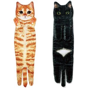 Sodial 2x(Funny Hand Towels For Bathroom Kitchen Decor Towel, Cute Decor Hanging6601 Sodial 2x(Funny Hand Towels For Bathroom Kitchen Decor Towel, Cute Decor Hanging6601