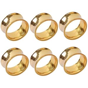 Sodial 3x(6 Pcs Napkin Rings Set Dining Table Setting Bridal Napkins Rings Glossy2824 Sodial 3x(6 Pcs Napkin Rings Set Dining Table Setting Bridal Napkins Rings Glossy2824