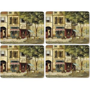 Pimpernel Portmeirion Home & Gifts Parisian Scenes Placemats S/4 (S), Wood, Multi-Colour, Pimpernel Portmeirion Home & Gifts Parisian Scenes Placemats S/4 (S), Wood, Multi-Colour,