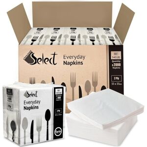 Farla Medical Select White Paper Napkins - 20 X 100 Packs 2-Ply Disposable Table Napkins - ... Farla Medical Select White Paper Napkins - 20 X 100 Packs 2-Ply Disposable Table Napkins - ...