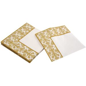 Sodial 5x(100pcs Gold Printing Disposable Napkin Tissue Printed Napkins For7190 Sodial 5x(100pcs Gold Printing Disposable Napkin Tissue Printed Napkins For7190