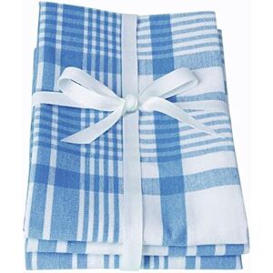 Dexam 16150365 Love Colour Set Of 3 Extra Large Tea Towels-Moroccan Blue, 91 X Dexam 16150365 Love Colour Set Of 3 Extra Large Tea Towels-Moroccan Blue, 91 X