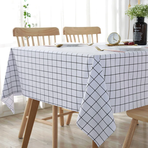 Plastic Pvc Thick Rectangular Printed Tablecloth Waterproof Oilproof For Kitchen Plastic Pvc Thick Rectangular Printed Tablecloth Waterproof Oilproof For Kitchen