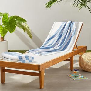 Does Not Apply 100% Cotton Terry Cabana Stripe Pool & Beach Towel, Soft & Absorbant, 2-Pack, Sk Does Not Apply 100% Cotton Terry Cabana Stripe Pool & Beach Towel, Soft & Absorbant, 2-Pack, Sk
