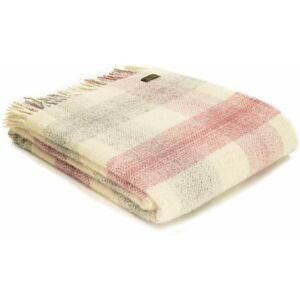 Tweedmill Textiles Ltd Tweedmill Textiles 100% Pure Wool Sofa Bed Blanket Meadow Check Dusky Pink Throw Tweedmill Textiles Ltd Tweedmill Textiles 100% Pure Wool Sofa Bed Blanket Meadow Check Dusky Pink Throw