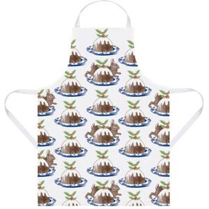 Thornback And Peel Thornback & Peel Rabbit & Pudding Christmas Cotton Apron 600 X 800mm Thornback And Peel Thornback & Peel Rabbit & Pudding Christmas Cotton Apron 600 X 800mm
