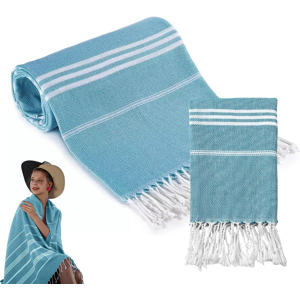 Does Not Apply Beach Towel, Beach Towel, Hammam Towel With Hand-Knotted Fringes, Large, 90 X 18 Does Not Apply Beach Towel, Beach Towel, Hammam Towel With Hand-Knotted Fringes, Large, 90 X 18