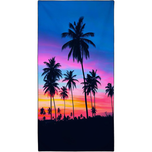 Does Not Apply Sunset Coconut Tree Beach Towels For Adults Extra Large 180x90cm, Microfibre Qui Does Not Apply Sunset Coconut Tree Beach Towels For Adults Extra Large 180x90cm, Microfibre Qui