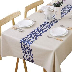 Plenmor Table Cloth Wipeable Tablecloth Pvc Plastic Wipe Clean Waterproof Recta Plenmor Table Cloth Wipeable Tablecloth Pvc Plastic Wipe Clean Waterproof Recta