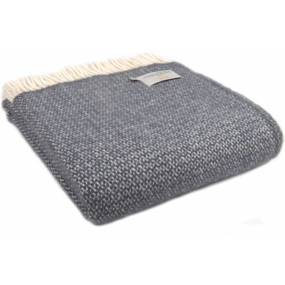 Tweedmill Textiles Ltd Tweedmill Textiles Knee Rug 100% Wool Sofa Bed Throw Blanket Illusion Blue Slate Tweedmill Textiles Ltd Tweedmill Textiles Knee Rug 100% Wool Sofa Bed Throw Blanket Illusion Blue Slate