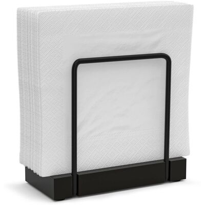 3x(Napkin Holder For Table, Bamboo Iron Standing Napkin Dispenser For8625 3x(Napkin Holder For Table, Bamboo Iron Standing Napkin Dispenser For8625