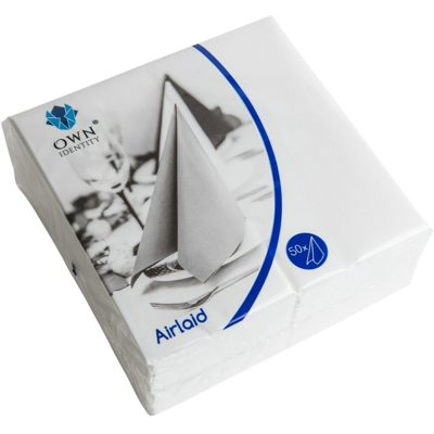 Own Identity Luxury Airlaid Napkins Box Of 500 White Linen Feel Disposable 40cm Dinner 4 Fold Own Identity Luxury Airlaid Napkins Box Of 500 White Linen Feel Disposable 40cm Dinner 4 Fold