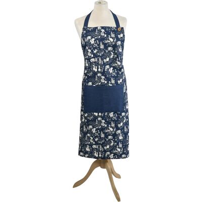 Eddingtons Peter Rabbit Classic Cotton Apron - Dark Blue Eddingtons Peter Rabbit Classic Cotton Apron - Dark Blue