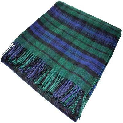 I Luv Ltd Plaid Lambswool Throw Blanket Scottish Tartan Check Black Watch Wool Rug I Luv Ltd Plaid Lambswool Throw Blanket Scottish Tartan Check Black Watch Wool Rug