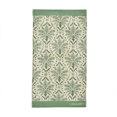 Joules Palm Geo Towels Green Joules Palm Geo Towels Green