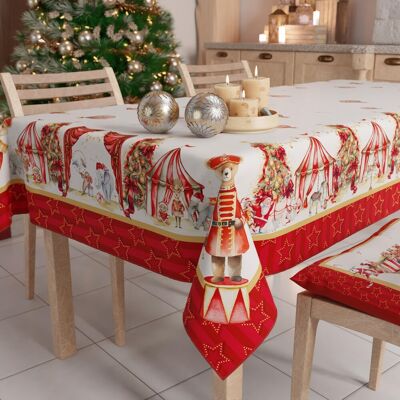 Does Not Apply Stain-Resistant Tablecloth Christmas – 140x360 Cm Rectangular Festive Table C... Does Not Apply Stain-Resistant Tablecloth Christmas – 140x360 Cm Rectangular Festive Table C...