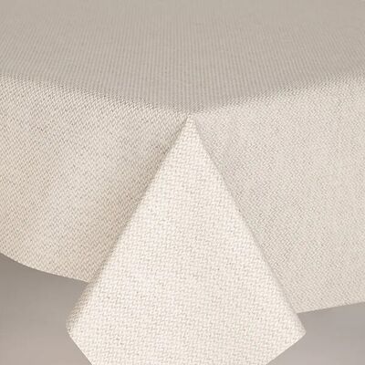 Doreen Preston & Son Catalonia Herringbone Natural Acrylic Tablecloth Doreen Preston & Son Catalonia Herringbone Natural Acrylic Tablecloth