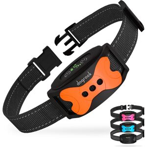 Dogrook Rechargeable Waterproof Dog Bark Collar - No Shock, 5 Sensitivity Levels Dogrook Rechargeable Waterproof Dog Bark Collar - No Shock, 5 Sensitivity Levels