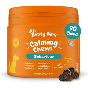 Zesty Paws Calming Chews For Dogs Calming Dog Treats, Helps With Stress, Sepa Zesty Paws Calming Chews For Dogs Calming Dog Treats, Helps With Stress, Sepa