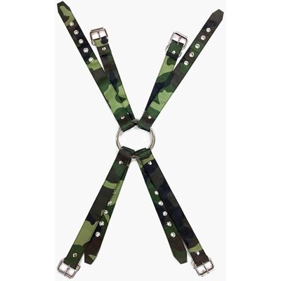 Rouge Garments Army Camouflage Chest Harness Rouge Garments Army Camouflage Chest Harness