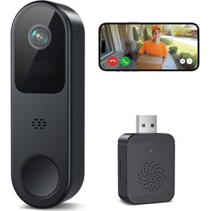 Does Not Apply Video Doorbell Camera Wireless, 2k Hd Video Door Bell Camera With Ring Chime, Sm Does Not Apply Video Doorbell Camera Wireless, 2k Hd Video Door Bell Camera With Ring Chime, Sm