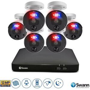 Swann Cctv System Nvr 8-8780 8 Channel 2tb 6 X 12mp Nhd-1200be Cameras 890106 Swann Cctv System Nvr 8-8780 8 Channel 2tb 6 X 12mp Nhd-1200be Cameras 890106