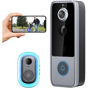 Yuffqopc Wireless Video Doorbell Camera, Smart Video Door Bell With Camera Battery Opera Yuffqopc Wireless Video Doorbell Camera, Smart Video Door Bell With Camera Battery Opera