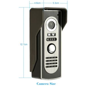 7” Wired Video Door Phone System Visual Intercom Doorbell With Indoor Monitor An 7” Wired Video Door Phone System Visual Intercom Doorbell With Indoor Monitor An