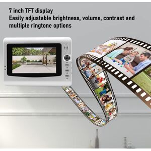 Wired Video Intercom System Smart Infrared Video Doorbell Camera With 7 Inch Tft Wired Video Intercom System Smart Infrared Video Doorbell Camera With 7 Inch Tft
