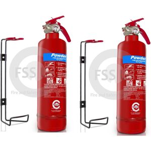 Fss Uk Bsi 2 X 1 Kg Dry Abc Powder Fire Extinguisher Home Office Car Kitchen Fss Uk Bsi 2 X 1 Kg Dry Abc Powder Fire Extinguisher Home Office Car Kitchen