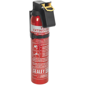 Fire Extinguisher 0.6kg Dry Powder - Disposable - Sealey Sdpe006d New Fire Extinguisher 0.6kg Dry Powder - Disposable - Sealey Sdpe006d New