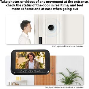 4.5-Inch Peephole Camera Doorbell For Apartment Door 2mp Lcd Digital Peephole 4.5-Inch Peephole Camera Doorbell For Apartment Door 2mp Lcd Digital Peephole