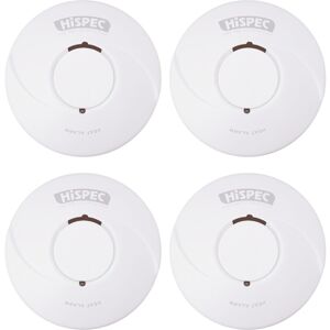 4 X Hispec Hsa/bh/rf10-Pro Wireless Interlink Heat Alarm Lithium Battery Powered 4 X Hispec Hsa/bh/rf10-Pro Wireless Interlink Heat Alarm Lithium Battery Powered