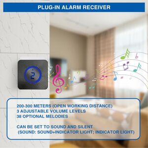 Plug Solar Doorbell Infrared Wireless Motion Sensor Alarm Door Bell For Farm Lw Plug Solar Doorbell Infrared Wireless Motion Sensor Alarm Door Bell For Farm Lw