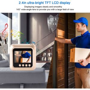 Home Smart Video Doorbell Digital Door Viewer 2.4in Tft Lcd Screen Night Vis- Fg Home Smart Video Doorbell Digital Door Viewer 2.4in Tft Lcd Screen Night Vis- Fg