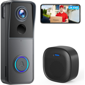 Does Not Apply Wireless Video Doorbell Camera With Chime, 2k Hd Smart Video Door Bell With Came Does Not Apply Wireless Video Doorbell Camera With Chime, 2k Hd Smart Video Door Bell With Came