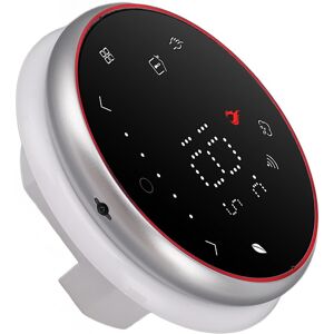 (Black)Wireless Wifi Smart Thermostat Led Display Voice App Control Ac95~240v Uk (Black)Wireless Wifi Smart Thermostat Led Display Voice App Control Ac95~240v Uk