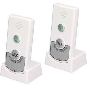 White Wireless Voice Intercom Home Smart 2 Way Talk Doorbell For Elderly White Wireless Voice Intercom Home Smart 2 Way Talk Doorbell For Elderly