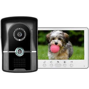 7in Tft Lcd Wired Video Door Phone Doorbell Intercom System Ir Night 7in Tft Lcd Wired Video Door Phone Doorbell Intercom System Ir Night